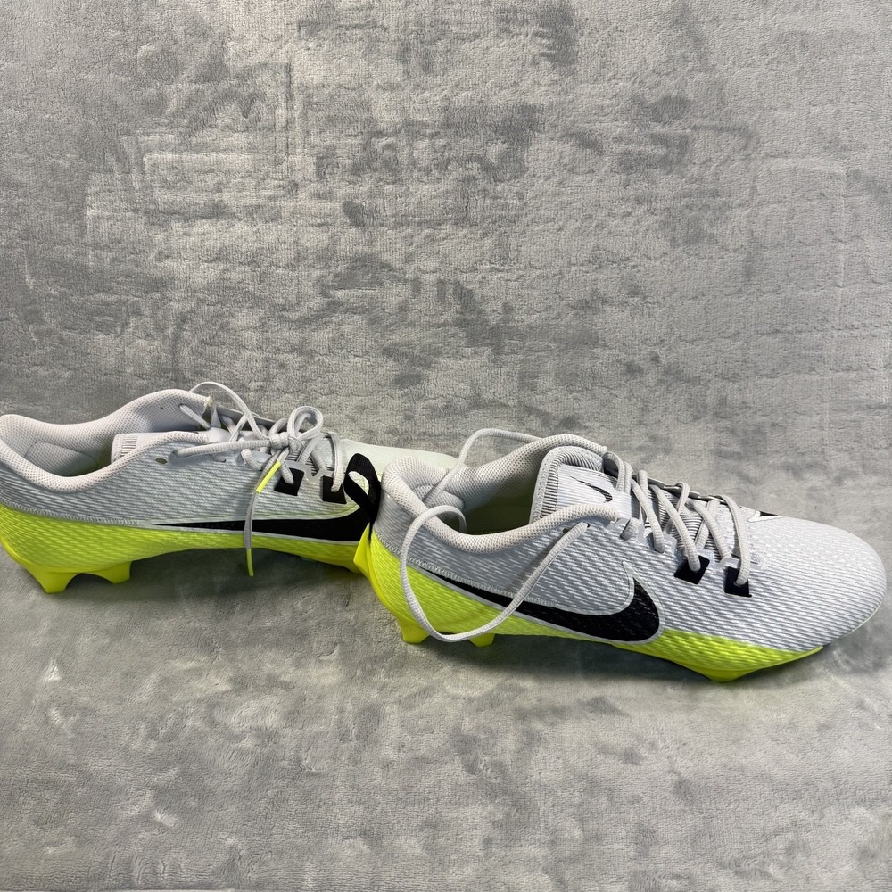 Nike Mens size 13 Vapor Edge Speed 360 2 football Cleats Grey Blk Volt - Picture 5 of 6